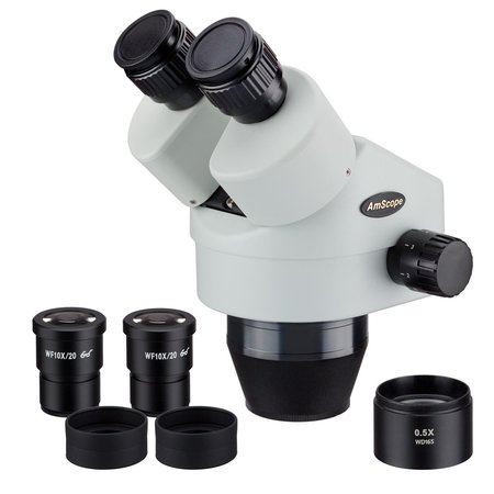 AMSCOPE 3.5X-45X Binocular Zoom Power Stereo Microscope Head SM3545B